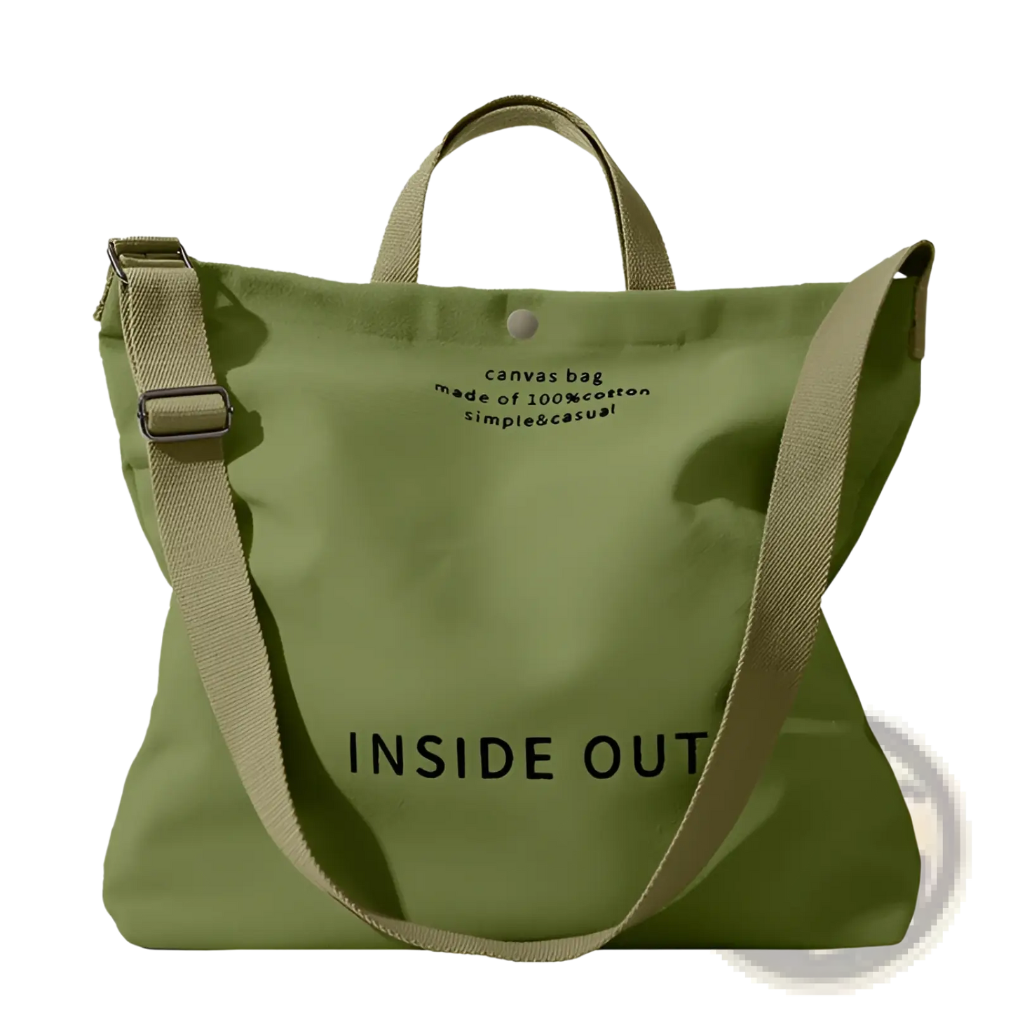 High End Large Capacity Black Canvas Tote Bag