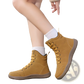 Hiking Boots Wide Toe Leather High Top Sports Shoes
