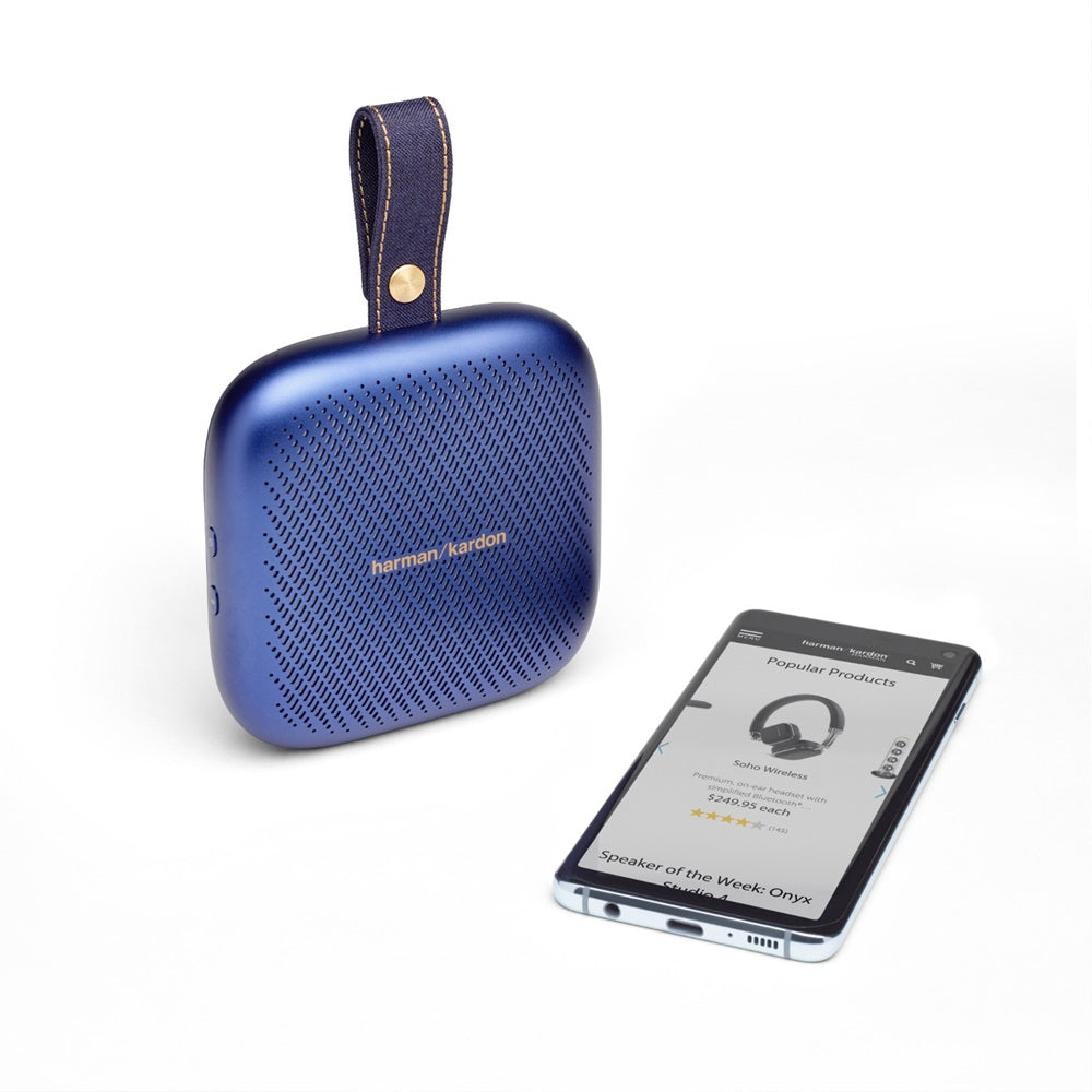 Harman Kardon NEO Portable Bluetooth Speaker Waterproof Includes a Type-C Cable for Charging