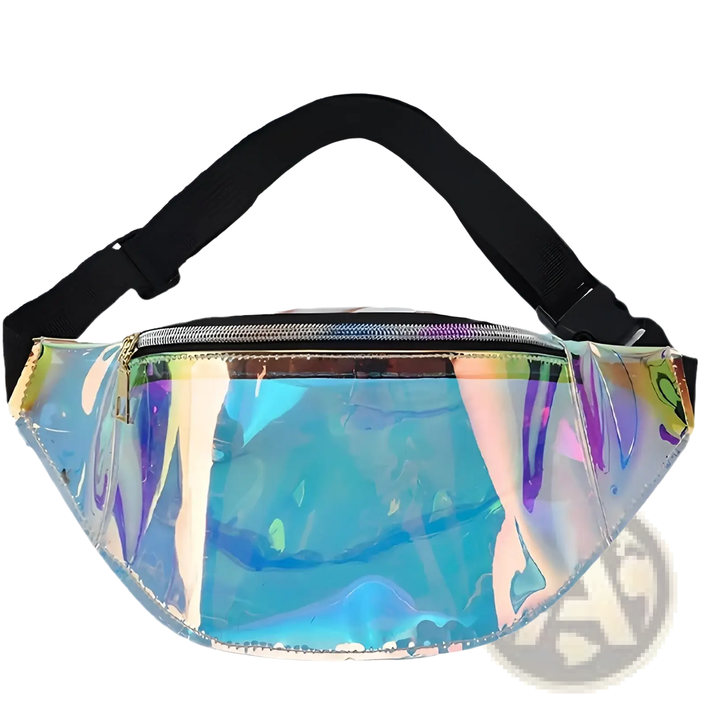 Holographic Iridescent Tpu Waist Bag Chest Satchel