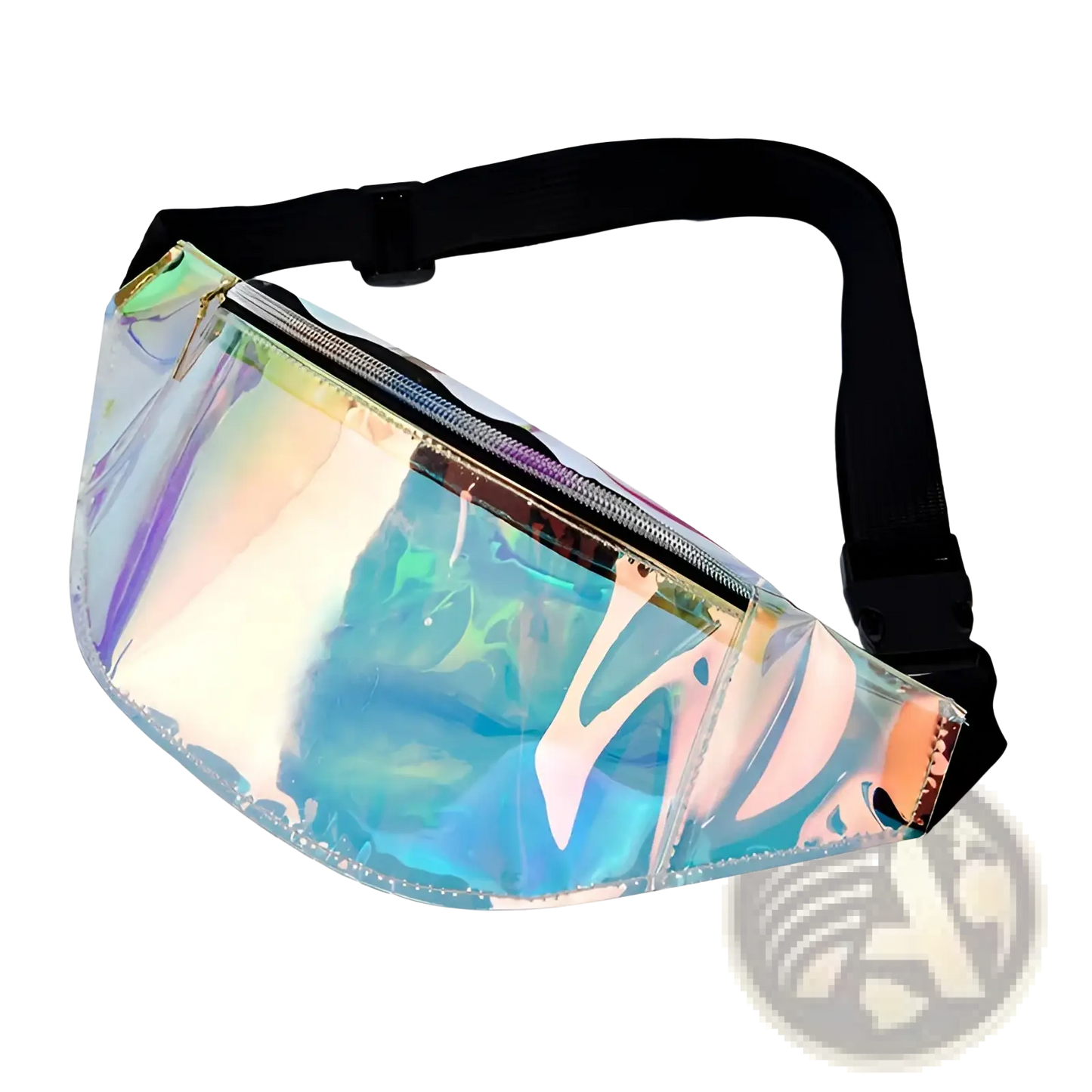 Holographic Iridescent Tpu Waist Bag Chest Satchel