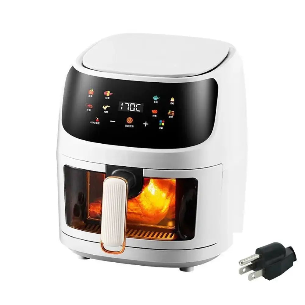 Large Capacity Visual Smart Air Fryer with Viewing Window