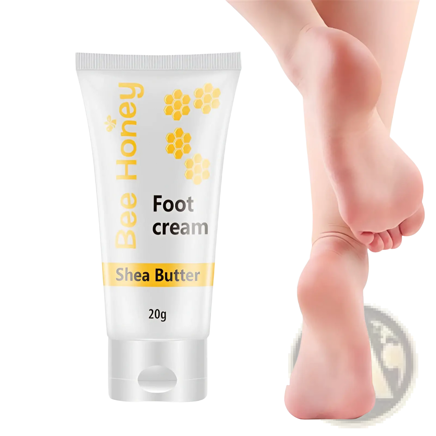 Honey Foot Cream and Gel Sock Moisturizing Set