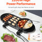 Hot Pot with Grill 2200w Electric Smokeless Griddle