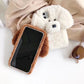 3d Plush Teddy Dog Fluffy Soft Phone Case