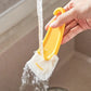 Smiley Silicone Kitchen Squeegee and Grease Scrub Brush
