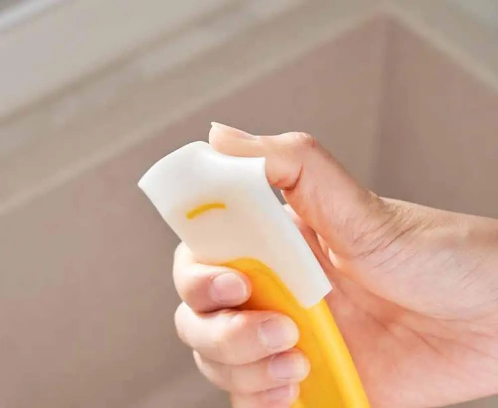 Smiley Silicone Kitchen Squeegee and Grease Scrub Brush