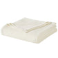 Homvare Bedding Premium Cotton Blanket King Ivory - Soft Breathable Thermal Blanket - Ideal for Layering Any Bed