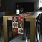 Homvare Christmas Table Full Length Runner for Holiday Dinner, Parties, Woven Tapestry 13”x72” - Scenery