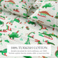 Turkish Cotton Christmas Flannel Sheet - Whittaker Collection