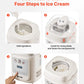 Ice Cream Maker with Compressor 1 Quart 4 in 1 White