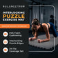 बैलेंस फ्रॉम फ़िटनेस 96 वर्ग फुट इंटरलॉकिंग ईवीए फोम एक्सरसाइज़ मैट टाइल्स, ग्रे