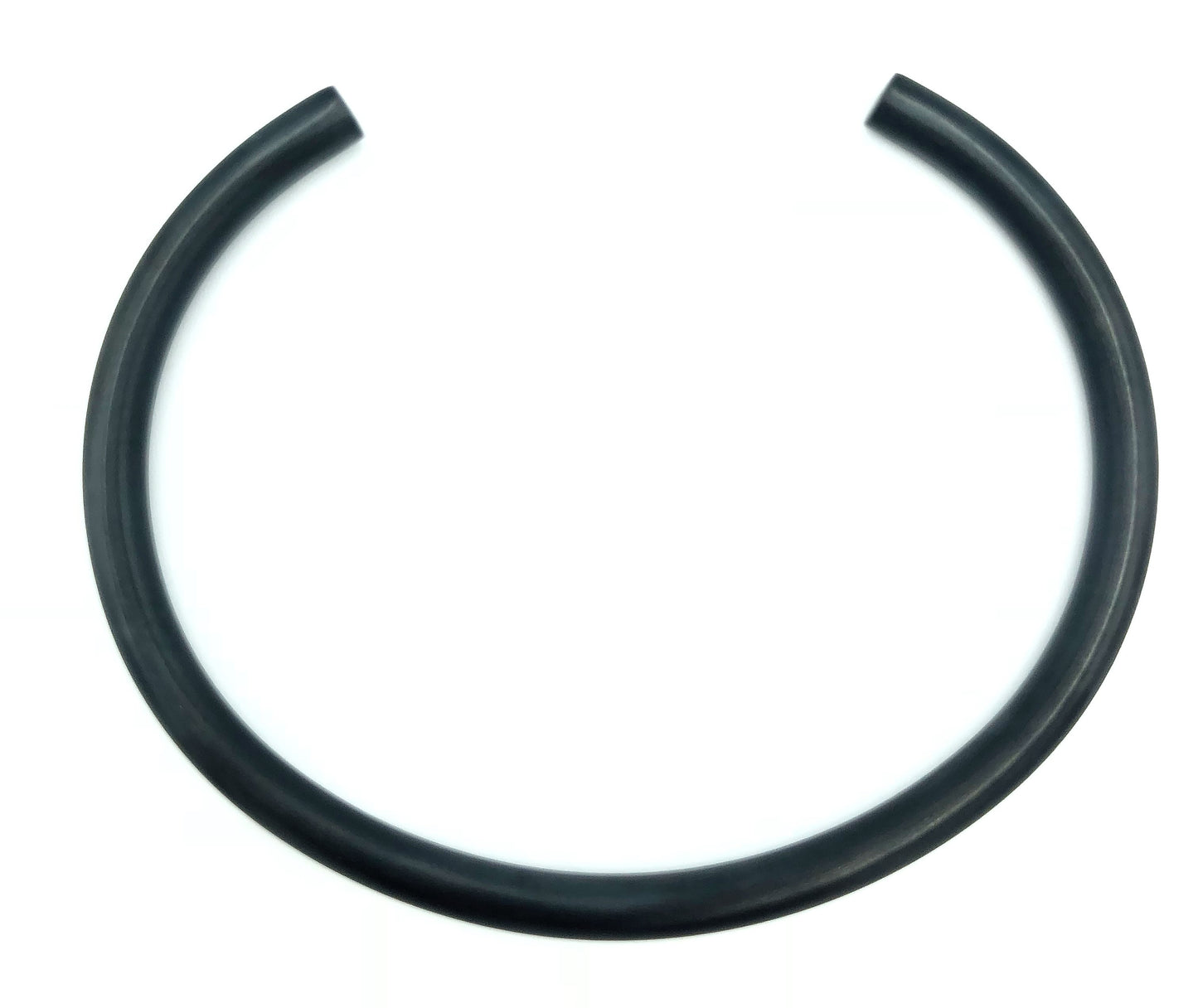 Homvare Unisex Stainless-Steel Matte Black Cuff Bracelet