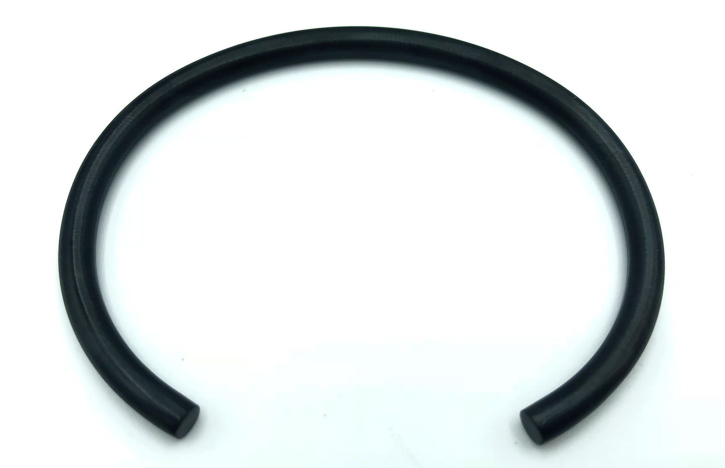 Homvare Unisex Stainless-Steel Matte Black Cuff Bracelet