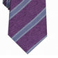 Tasso Elba Men's Stripe Silk Tie  Purple Size Regular
