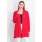 Charter Club Women's Patchwork Cardigan Red Size Petite Medium