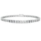 Lab Grown Diamond Tennis Bracelet Sterling Silver
