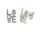 .03ct Diamond Earrings Sterling Silver