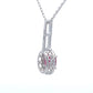 .45ct Ruby Diamond Fashion Pendants 10KT White Gold