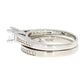 Cubic Zirconia CZ SS Bridal Sterling Silver