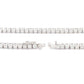 6.85ct Moissanite Tennis Necklace Sterling Silver