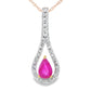 .48ct Ruby Diamond Fashion Pendants 10KT Yellow Gold