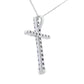 .33ct Diamond Cross Religious Pendant 14KT White Gold