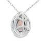 .39ct Quartz Diamond Fashion Pendants 10KT White Gold