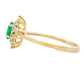 .43ct Emerald Diamond Ring 10KT Yellow Gold