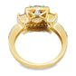 2.47ct Citrine Diamond Ring 10KT Yellow Gold