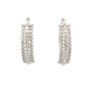 1.02ct Diamond Hoop Earrings 10KT White Gold