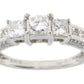 1.50ct Diamond 3 Stone Ring 14KT White Gold