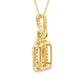 .06ct Opal Diamond Fashion Pendants 10KT Yellow Gold