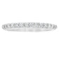 .25ct Diamond Wedding Band Ring 14KT White Gold