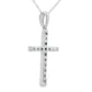 .45ct Diamond Cross Religious Pendant 14KT White Gold
