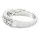 .50ct Diamond Fashion band rings 14KT White Gold