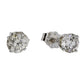 1.00ct Diamond Stud Earrings 14KT White Gold