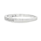 .11ct Diamond Wedding Band Ring 14KT White Gold