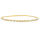 1.00ct Diamond Bangle Bracelet 14KT Yellow Gold