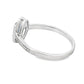 .63ct London Blue Topaz Diamond Ring 10KT White Gold