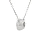 1.00ct Lab Grown Diamond Pendant Sterling Silver