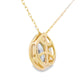 Mystic Fire Topaz Fashion Pendants 10KT Yellow Gold