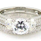 1.05ct Engagement Ring Set 18KT White Gold