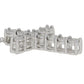 .25ct Diamond Cross Religious Pendant Sterling Silver