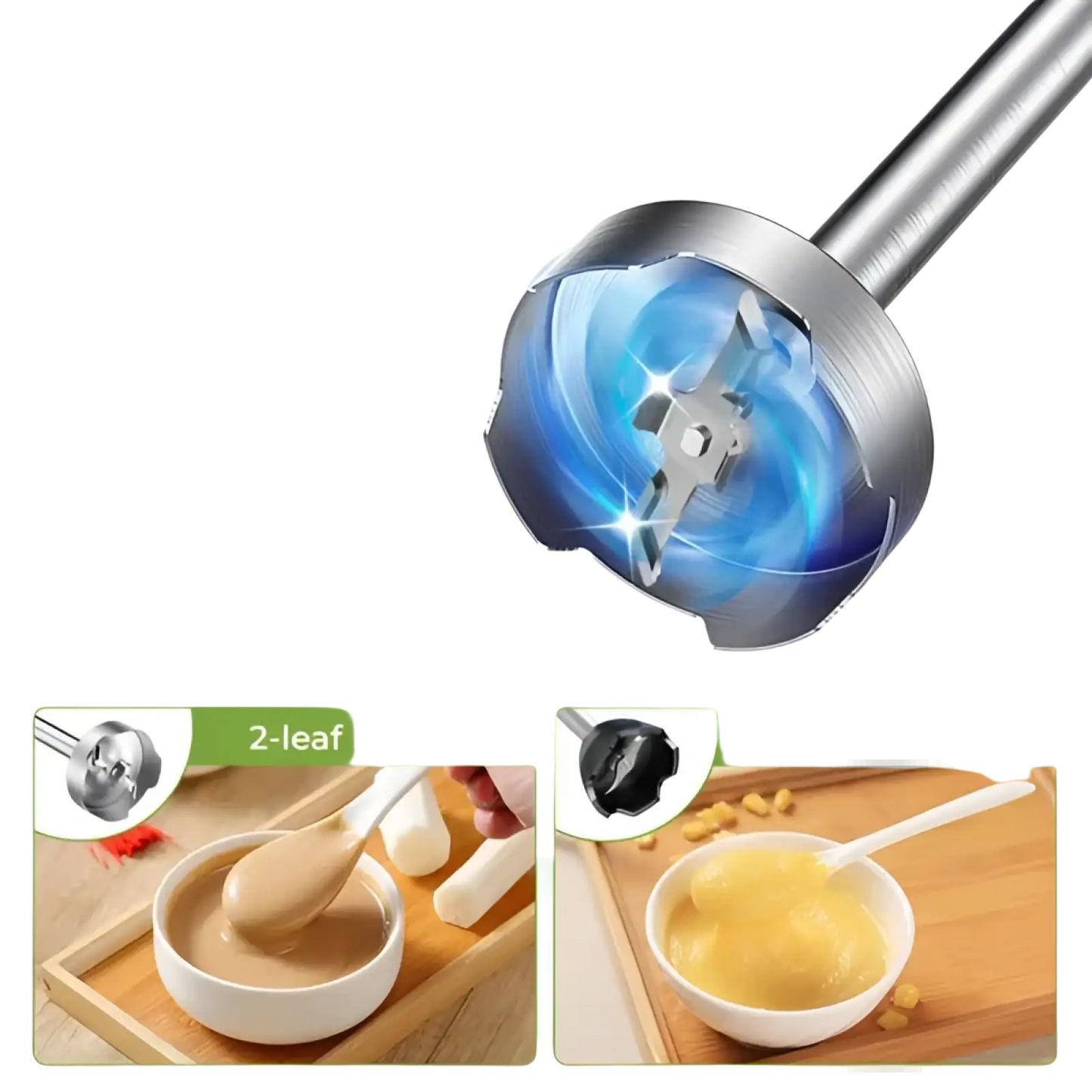 Immersion Blender 1000w 5-in-1 Handheld Set Red