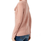 INC International Concepts Women's Chenille Cowl-Neck Sweater Pink Size Medium