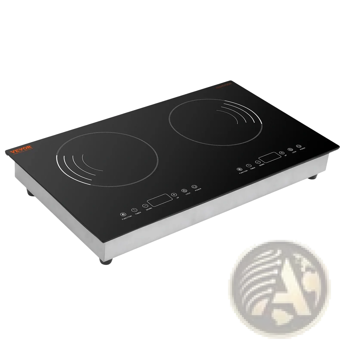 Induction Cooktop 1800w Dual Burner Electric Countertop