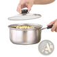 Induction Stainless Steel Cookware Set with Glass Lids