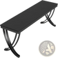 Industrial Double Computer Desk with Metal Legs
