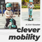 Scoot & Ride 2-in-1 Ride-On & Stand Scooter, Ages 1-5, Highwaykick 1, Forest